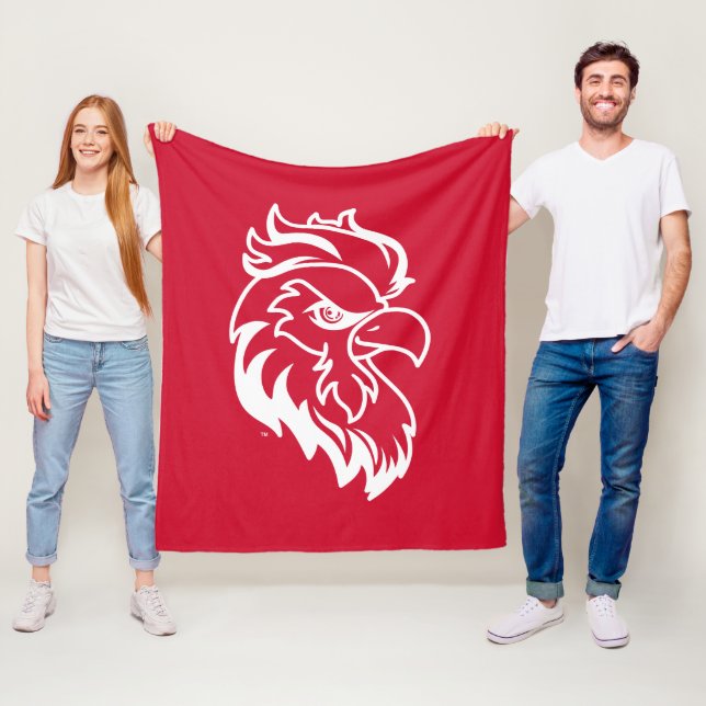 Jacksonville State University Gamecocks Red Eagle Fleece Blanket (In Situ)