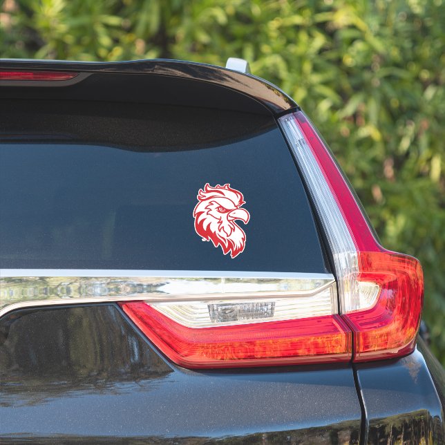 Jacksonville State University Gamecocks Red gameco (Car Side)