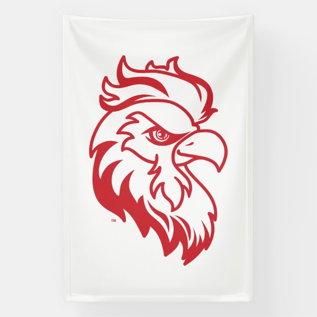 Jacksonville State University Gamecocks Red gameco Banner (Vertical)