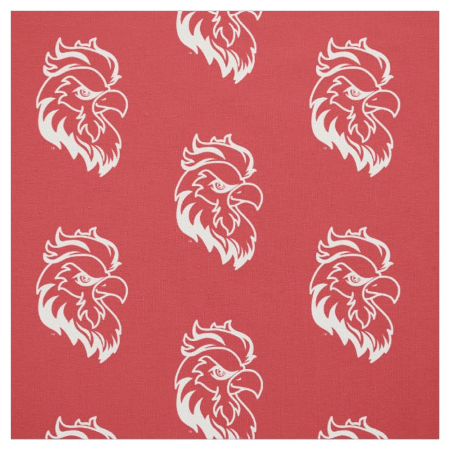 Jacksonville State University Gamecocks Red gameco Fabric (Swatch)