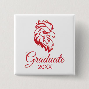 Jacksonville State University Graduation 2 Inch Square Button