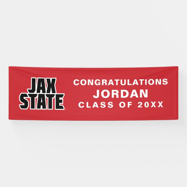 Jacksonville State University Graduation Banner (Horizontal)
