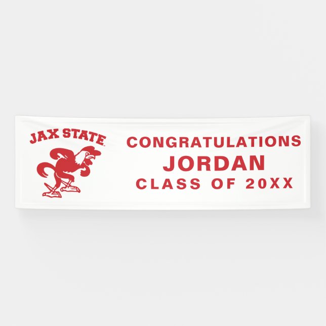 Jacksonville State University Graduation Banner (Horizontal)