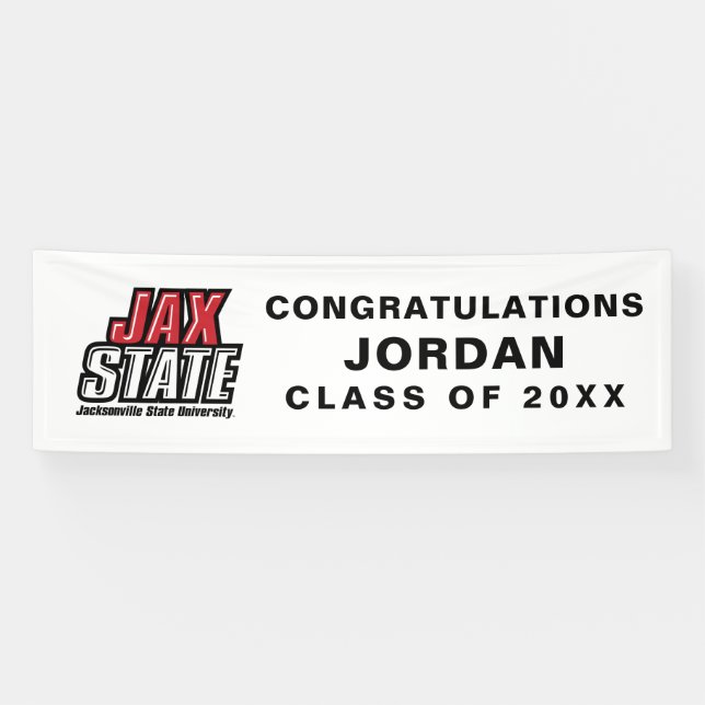 Jacksonville State University Graduation Banner (Horizontal)