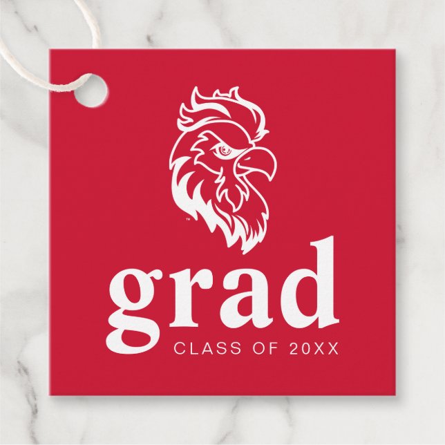 Jacksonville State University Graduation Favour Tags (Front)