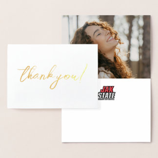 Jacksonville State University Graduation Foil Card