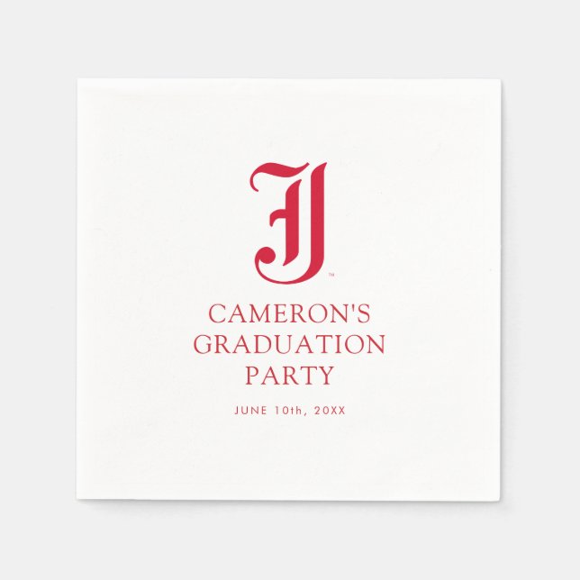 Jacksonville State University Graduation Napkin (Front)