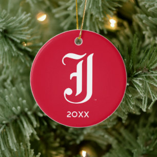 Jacksonville State University Holiday Ceramic Ornament