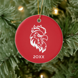 Jacksonville State University Holiday Ceramic Ornament