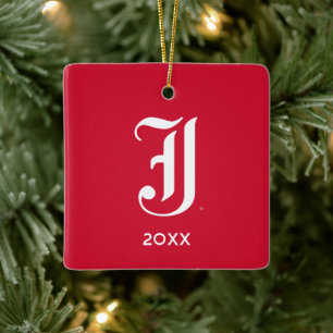 Jacksonville State University Holiday Ceramic Ornament