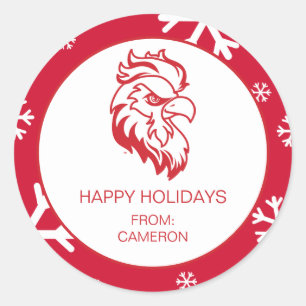 Jacksonville State University Holiday Classic Round Sticker