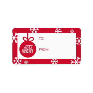 Jacksonville State University Holiday Label
