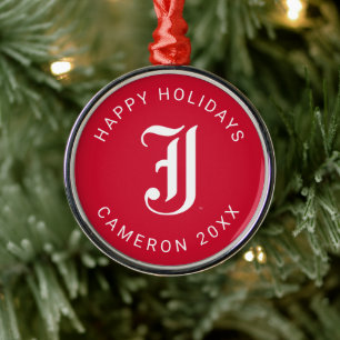 Jacksonville State University Holiday Metal Ornament