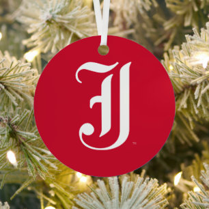 Jacksonville State University Holiday Metal Ornament