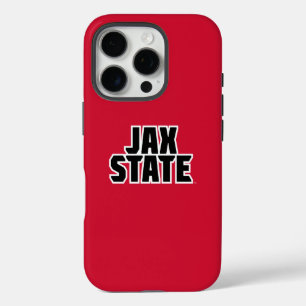 Jacksonville State University JAX STATE Bold Text iPhone 16 Pro Case