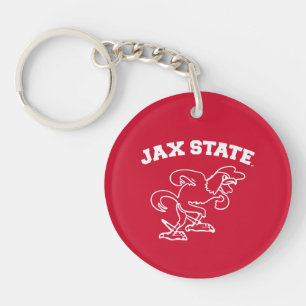 Jacksonville State University JAX State Gamecocks Keychain
