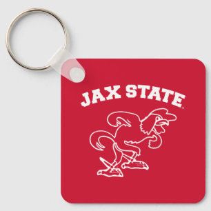 Jacksonville State University JAX State Gamecocks Keychain