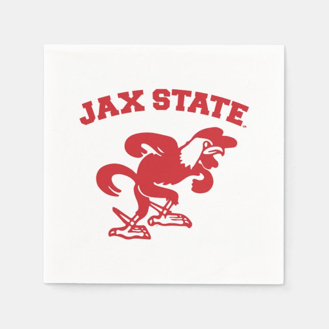 Jacksonville State University JAX State Gamecocks Napkin (Front)