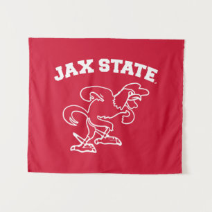 Jacksonville State University JAX State Gamecocks Tapestry