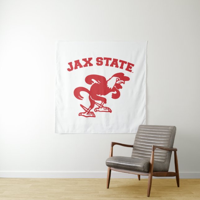 Jacksonville State University JAX State Gamecocks Tapestry (In Situ)