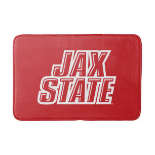 Jacksonville State University JAX STATE Logo Bath Mat