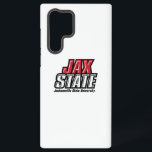 Jacksonville State University JAX STATE Logo Samsung Galaxy Case<br><div class="desc">Show off your Jacksonville State University pride with this bold JAX STATE logo design. Featuring strong, dynamic typography in red, white, and black, this design represents the energy and school spirit of JSU. Whether you're a student, alumni, or proud supporter of the Gamecocks, this logo is a perfect way to...</div>