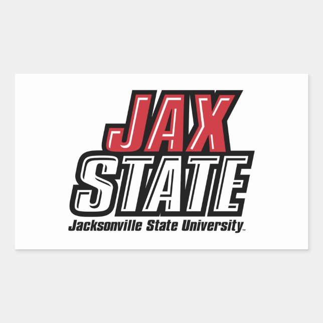 Jacksonville State University JAX STATE Logo Sticker (Front)