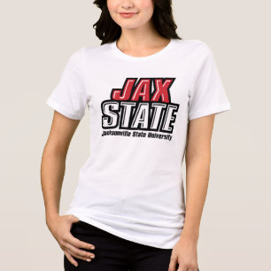 Jacksonville State University JAX STATE Logo Tri-Blend Shirt