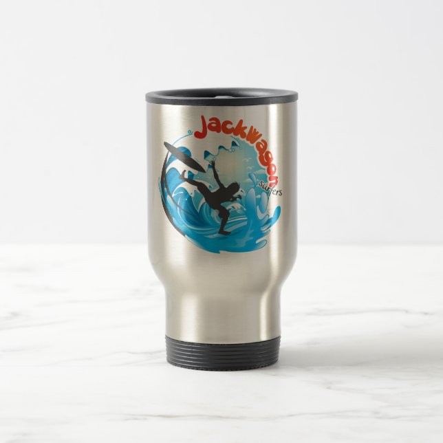 JackWagon Surfers Mug (Center)