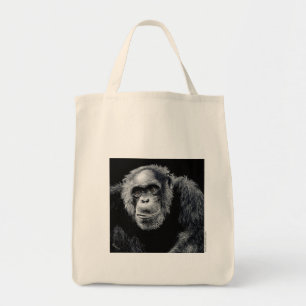 "Jacob" Chimpanzee Tote Bag
