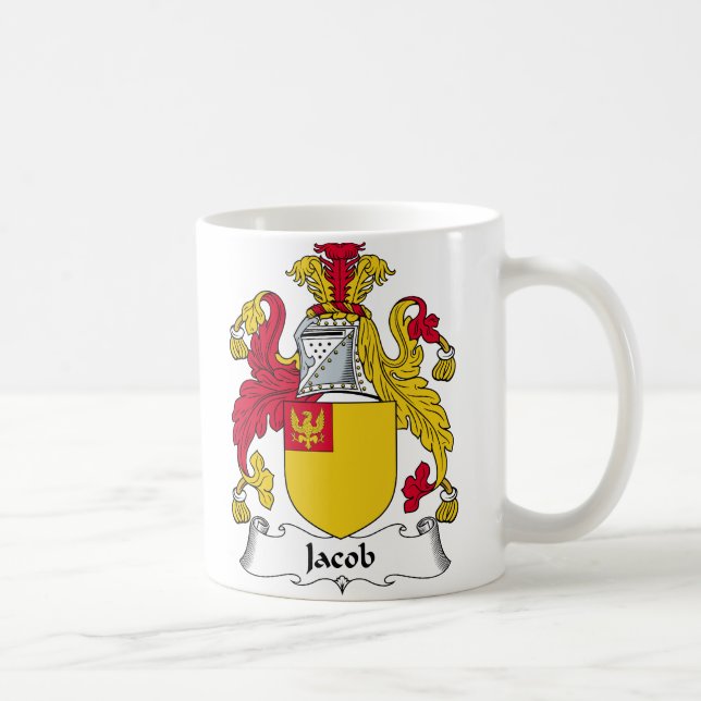 Jacob Family Crest Coffee Mug (Right)