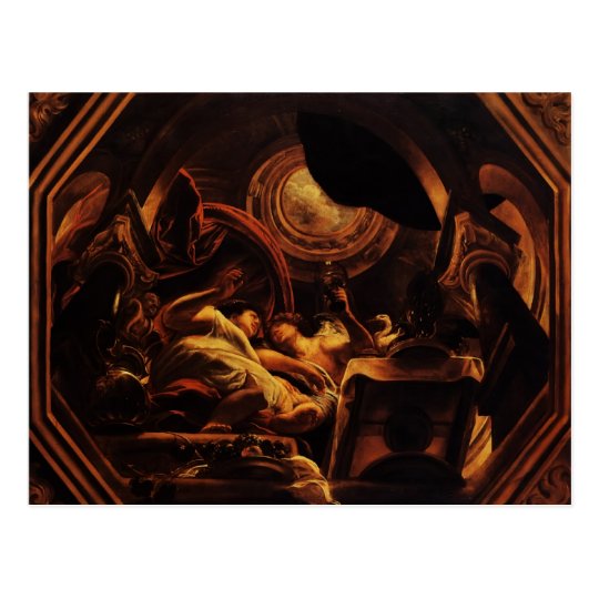 Jacob Jordaens- Love of Cupid and Psyche Postcard