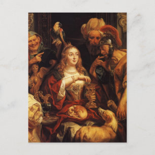 Jacob Jordaens- The Banquet of Cleopatra Postcard