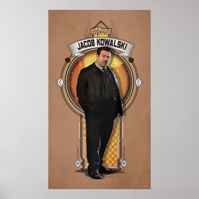 JACOB KOWALSKI™ Art Deco Panel Poster (Front)