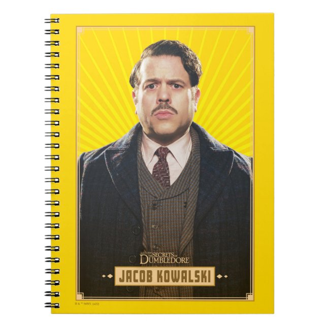 Jacob Kowalski Character Graphic Notebook (Front)