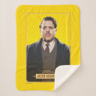 Jacob Kowalski Character Graphic Sherpa Blanket