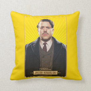 Jacob Kowalski Character Graphic Throw Pillow