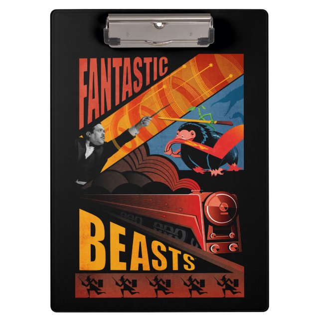 Jacob Kowalski Fantastic Beasts Vintage Poster Clipboard (Front)