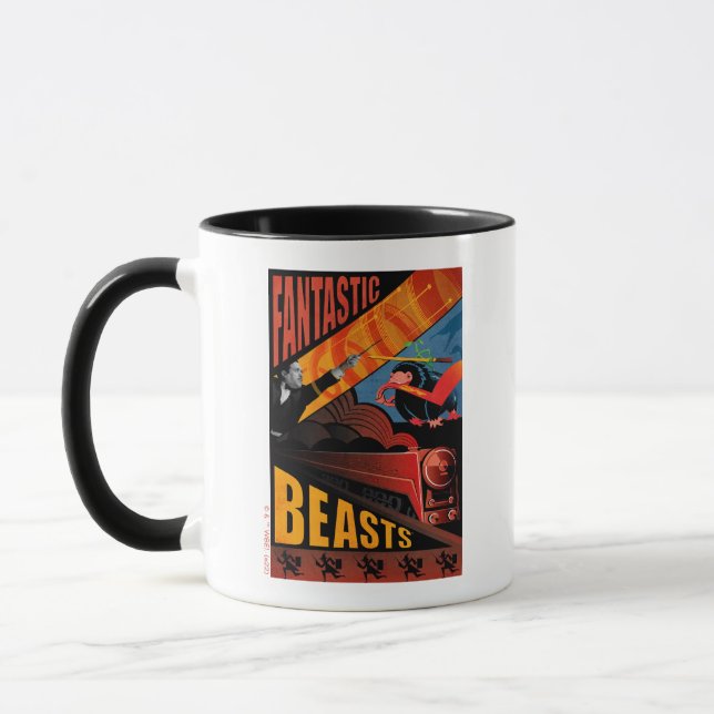 Jacob Kowalski Fantastic Beasts Vintage Poster Mug (Left)