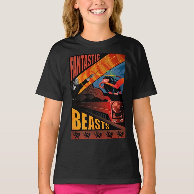 Jacob Kowalski Fantastic Beasts Vintage Poster T-Shirt (Front)