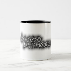 Jacob Latimore Two Tone Signature Logo Coffee Mug