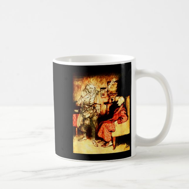 Jacob Marley Ghost Scrooge Bah Humbug Christmas Ca Coffee Mug (Right)