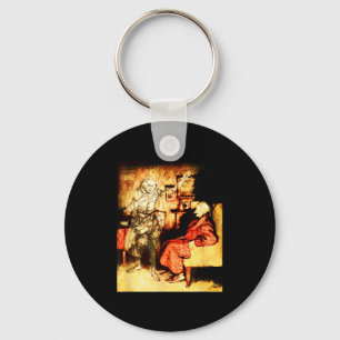 Jacob Marley Ghost Scrooge Bah Humbug Christmas Ca Keychain
