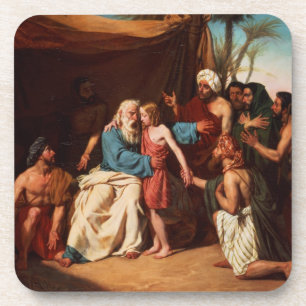 Jacob refusing to release Benjamin, 1829 (oil on c Coaster