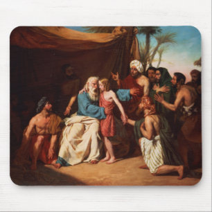 Jacob refusing to release Benjamin, 1829 (oil on c Mouse Pad