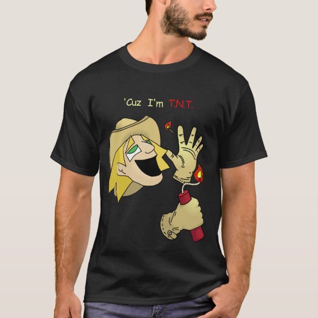 Jacob rm -r comic, Smoking Guns TNT T-Shirt (Front)