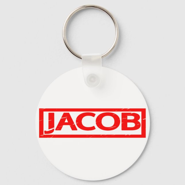 Jacob Stamp Keychain (Front)