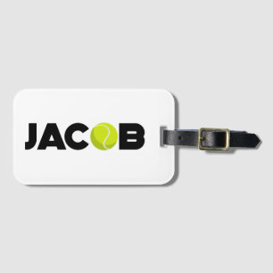 Jacob Tennis Luggage Tag
