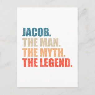 Jacob The Man The Myth The Legend Postcard