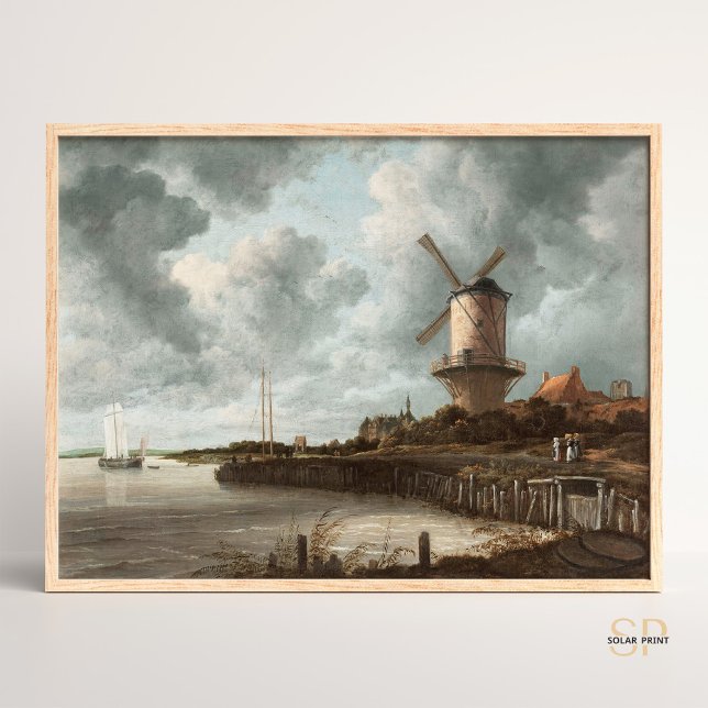 Jacob van Ruisdael Windmill at Wijk bij Duurstede  Poster (Creator Uploaded)